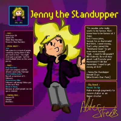 Jenny the Standupper (SoR)