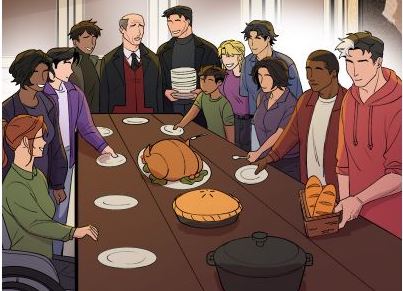 Bat Family Thanksgiving 