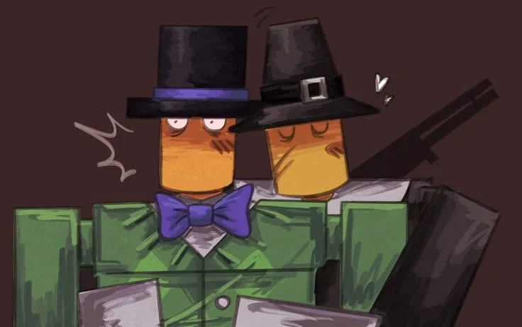 2. Tophat and Pilgrim.