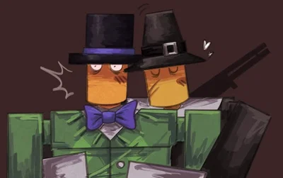 2. Tophat and Pilgrim.