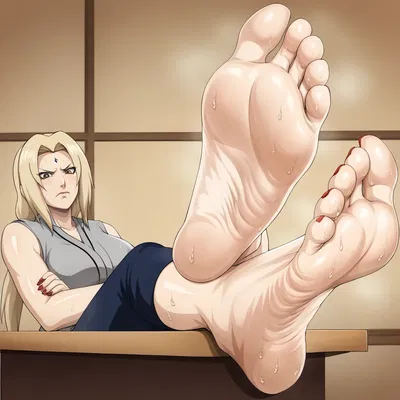 Tsunade (feet, foot fetish)