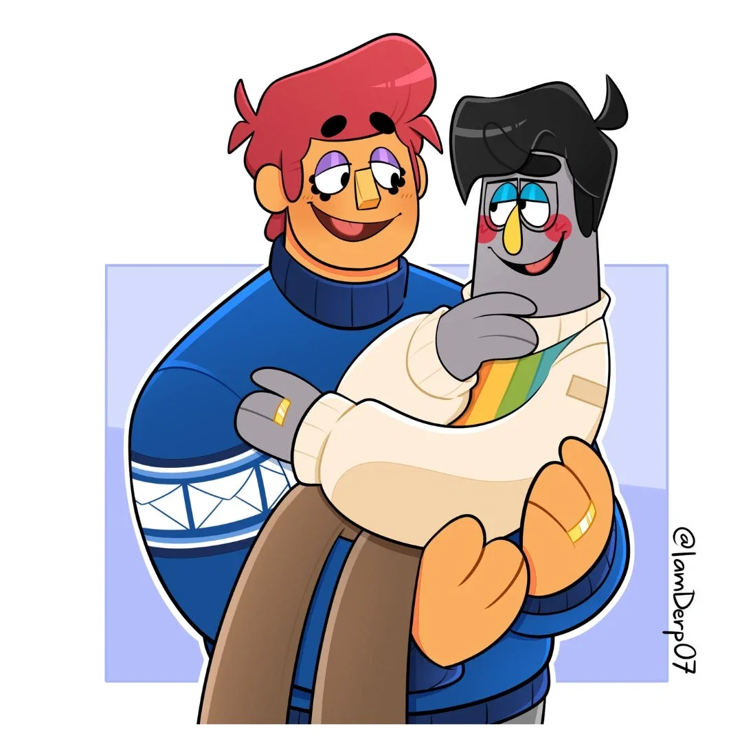Eddie Dear and Frank Frankly