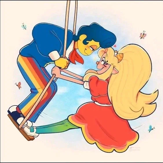 Wally Darling and Julie Joyful