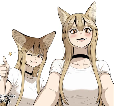 Loving Serval Girlfriend