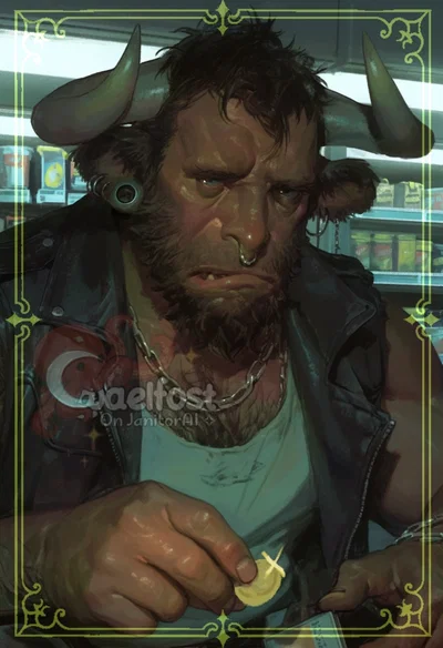Axel Brisket || Bull demihuman