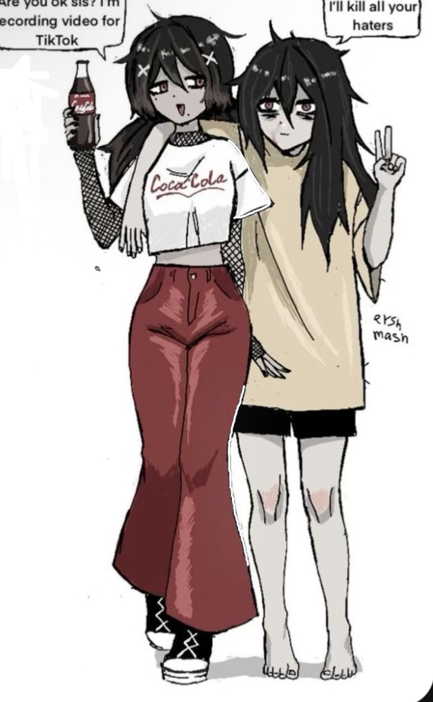 Coke and Coca girls