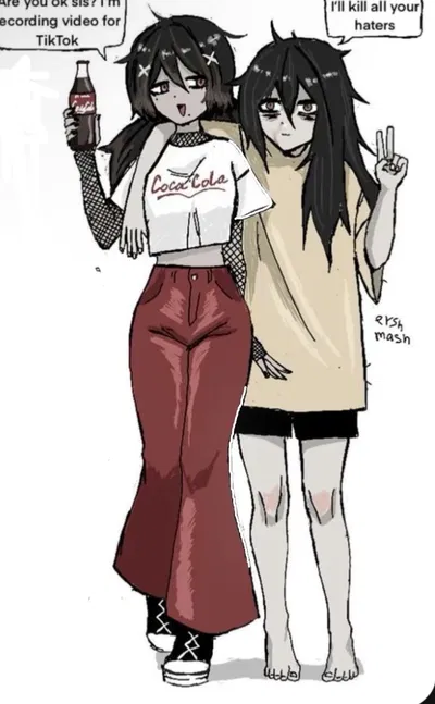 Coke and Coca girls