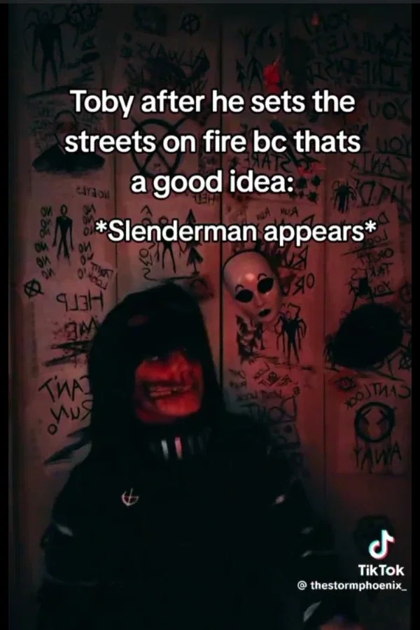 Toby and Slenderman - Caught