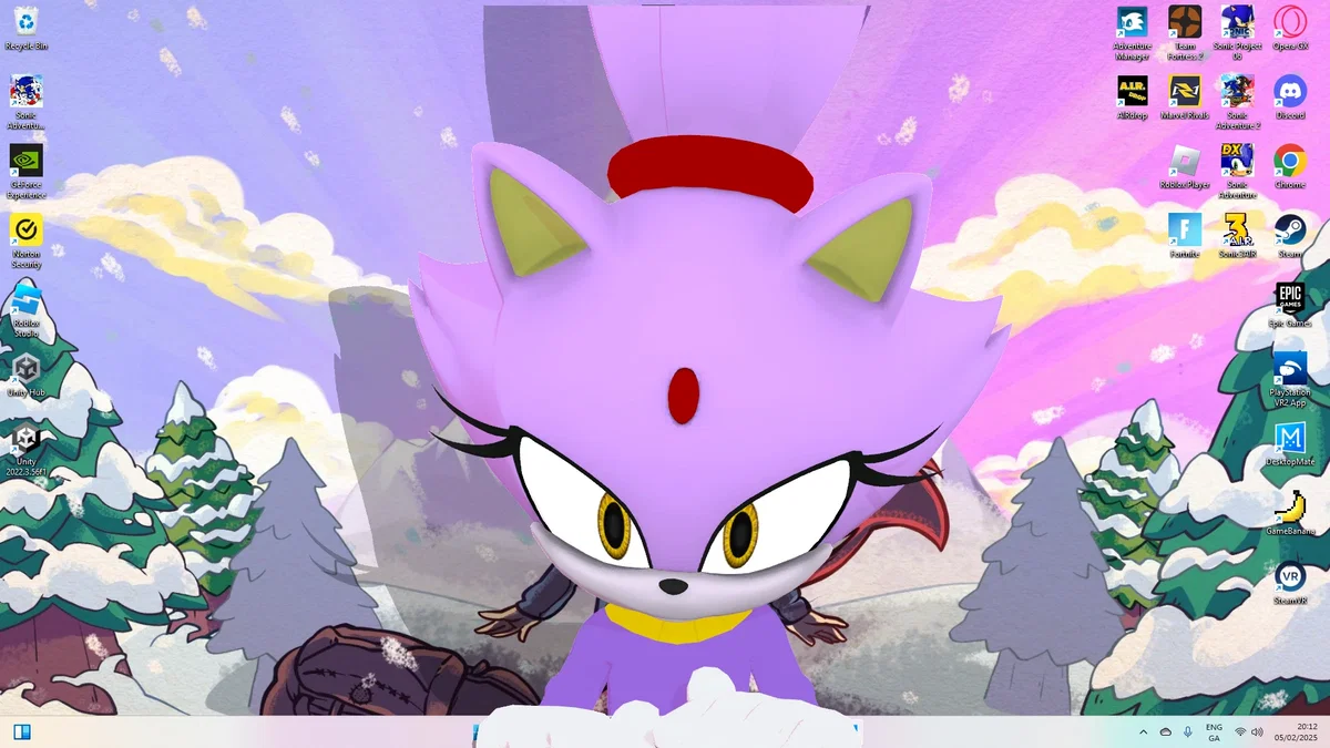 Blaze The Cat (Virtual Buddy)