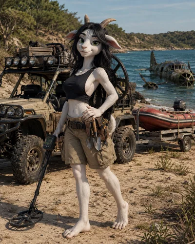 Tomboy Treasure Hunting Goat Wife :)
