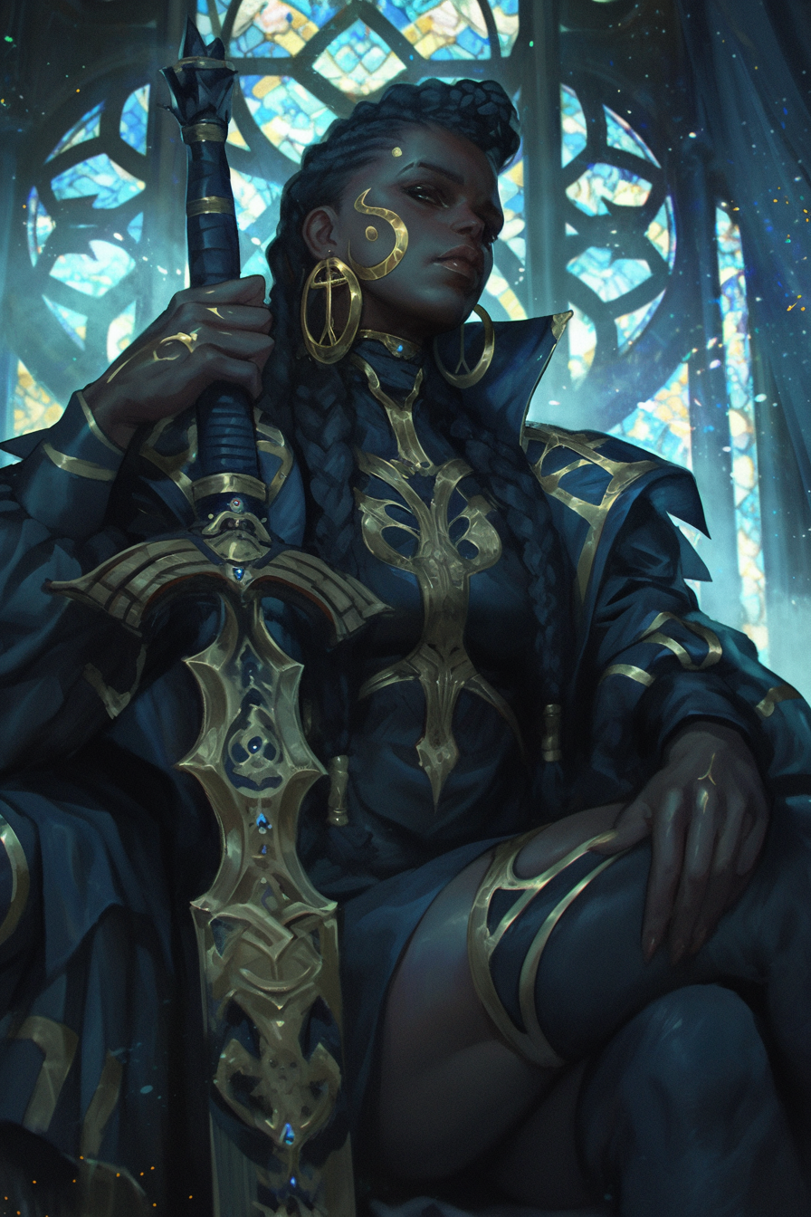 Stained Glass Knight | Sigi Gondenoya