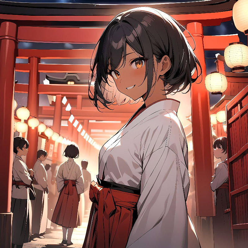 Mika -The Tomboy Shrine Maiden-