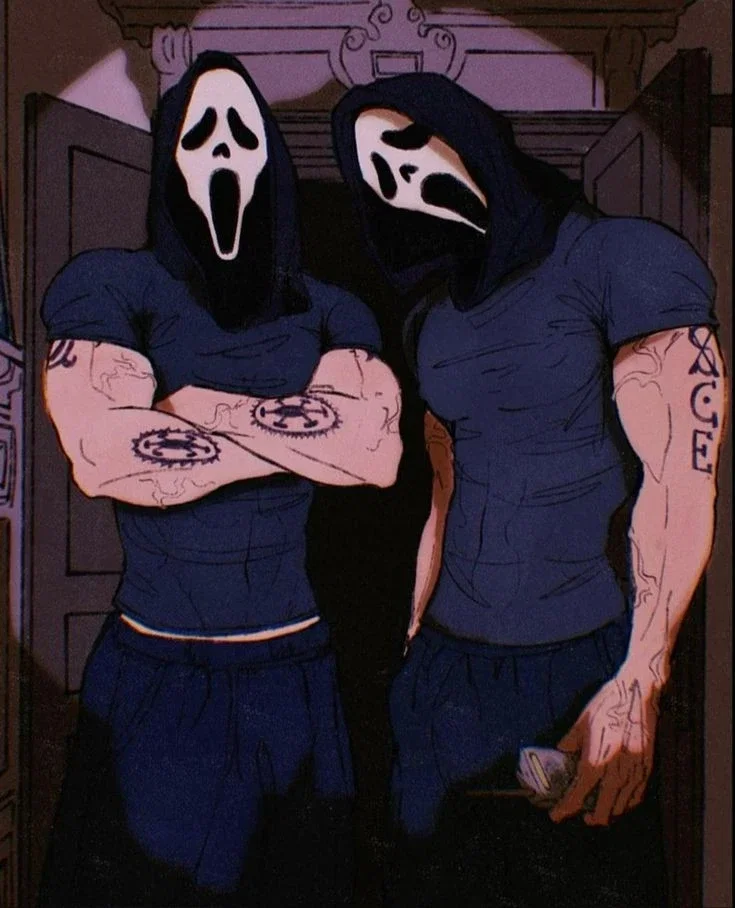 GHOST FACE DUO ⤳ Cain & Damien