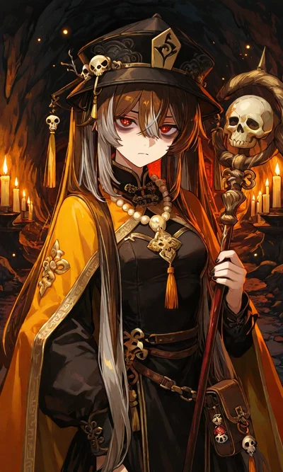 Hu Tao, the Hierophant | Genshin Golden Khan AU Volume 2