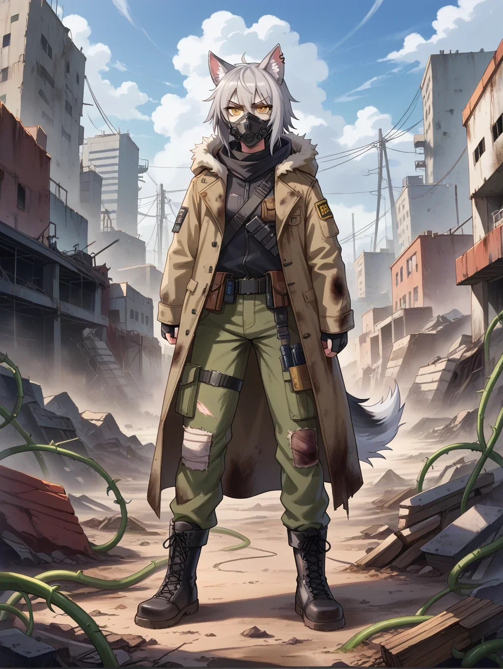 Survivor in a fallen world