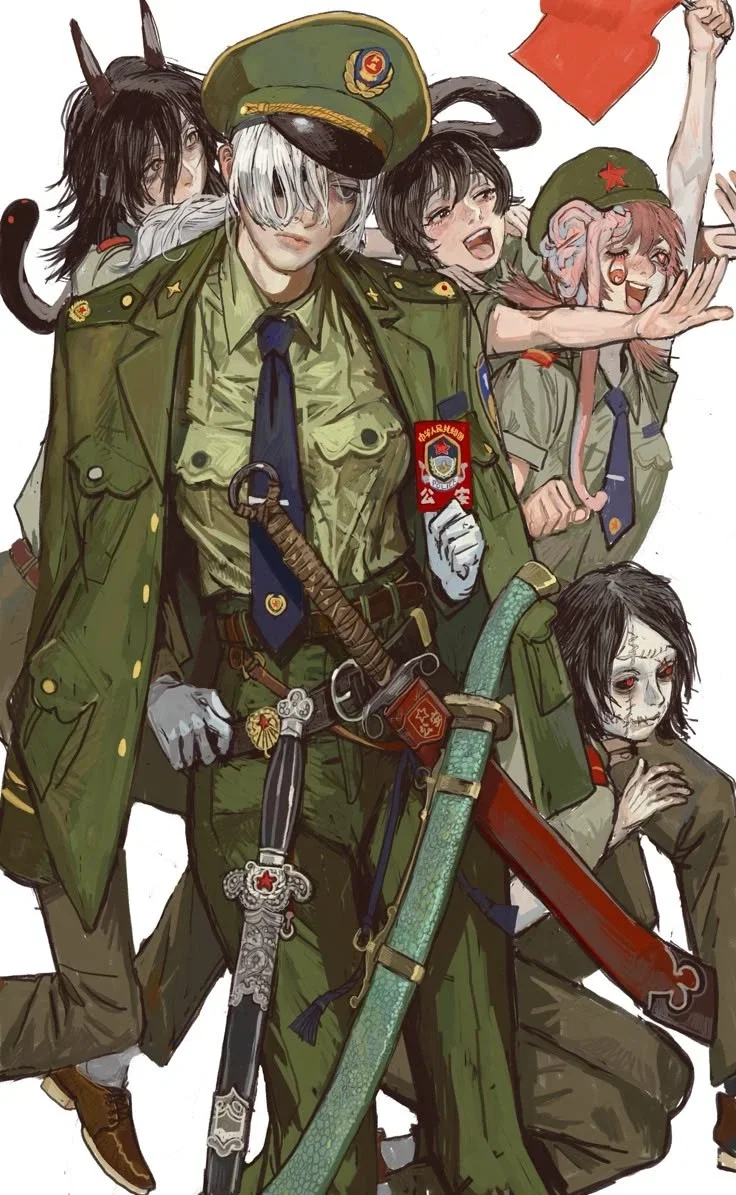 Quanxi & The fiends - S.U AU - Chainsaw man