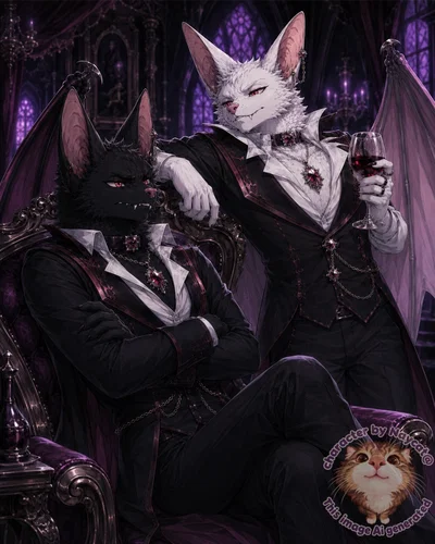 Valeriano and Alaric - The Bloodmere twins 
