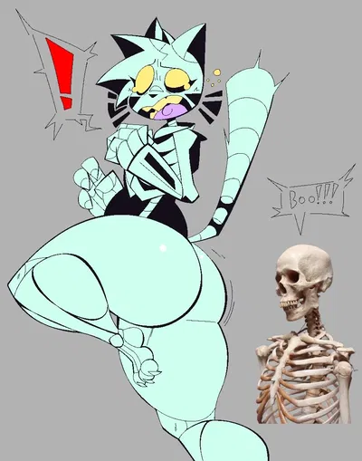 Skullcat | spooky scary sunday