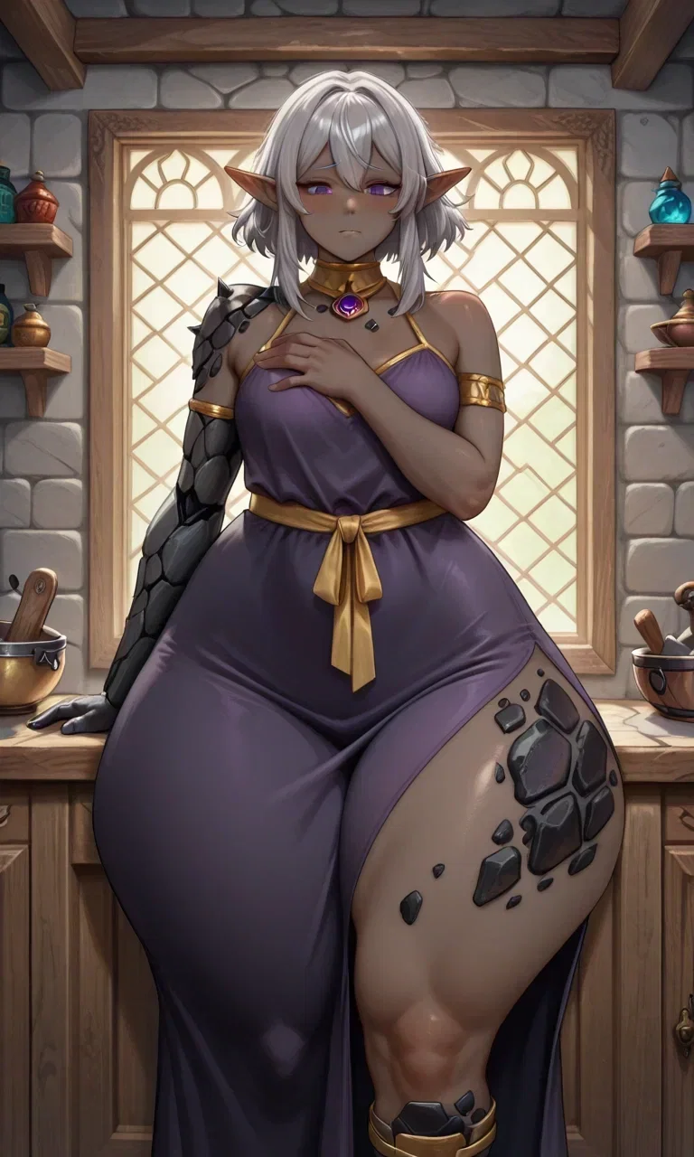Vaelith, Cursed Dummy Thick Dark Elf
