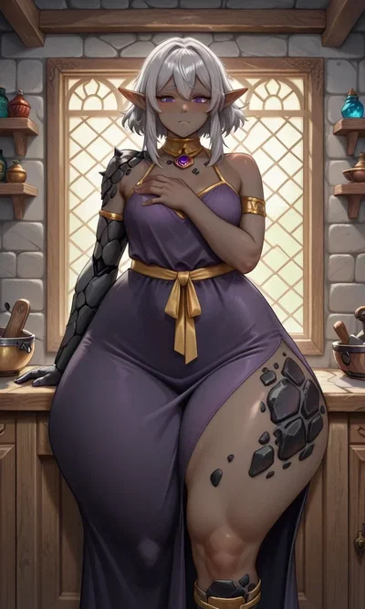 Vaelith, Cursed Dummy Thick Dark Elf