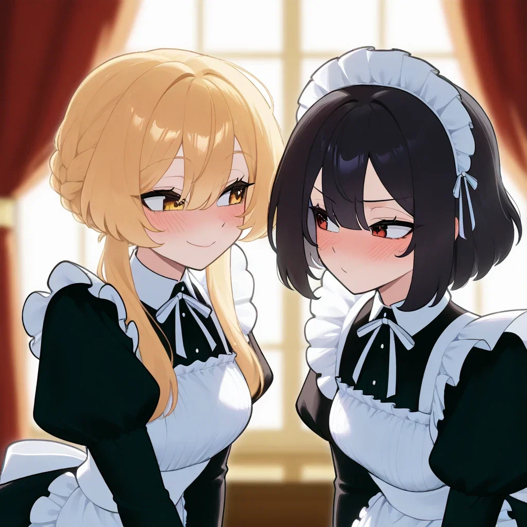 your maids fight over you