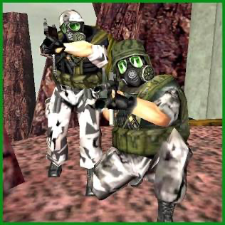 (Game accurate) 4 man squad of HECU marines (HL1)
