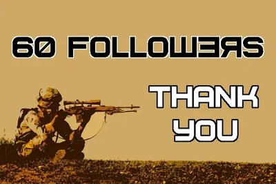 Thank you all for 60 followers!
