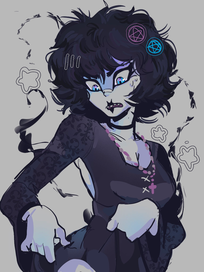 Goth classmate 
