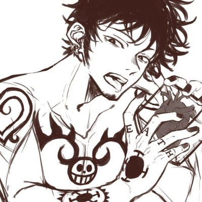 Trafalgar Law [Red String Soulmate AU]