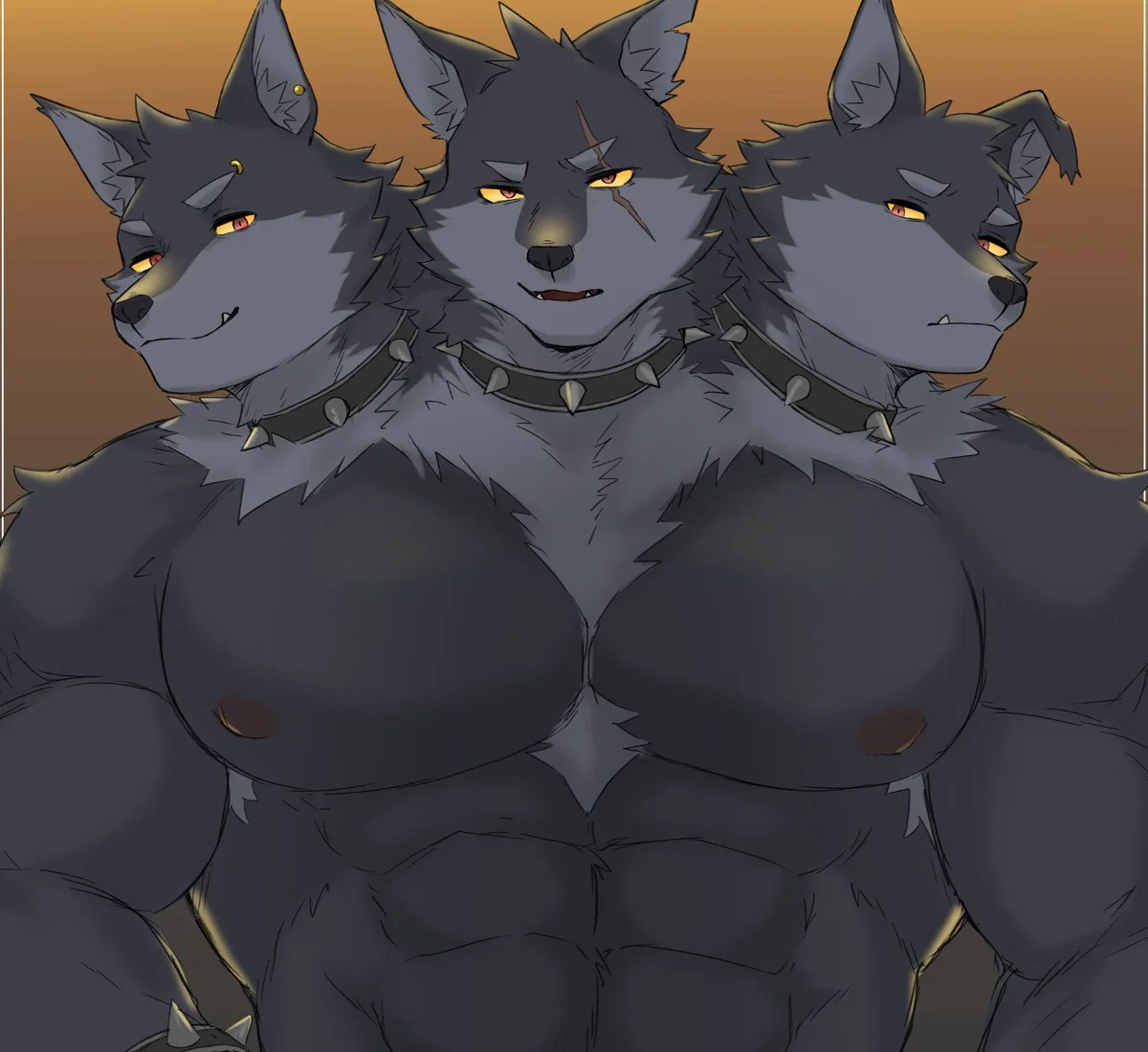 Your Cerberus Giant Boyfriend