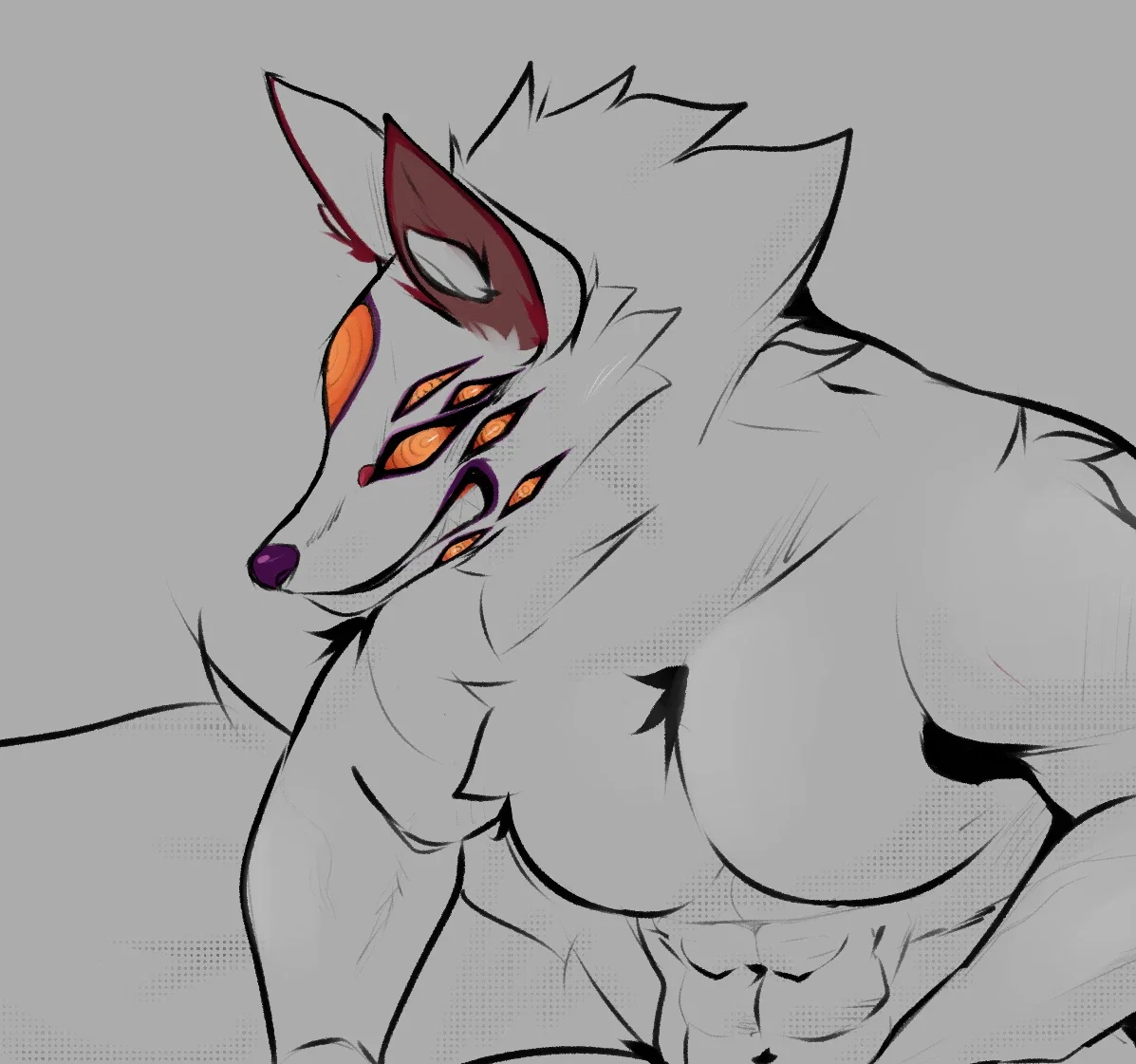 The Devil Fox in Human Size (Male)