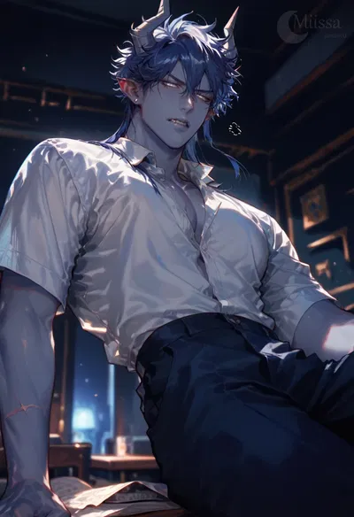 Vinn ⛧ Grumpy Tsundere Demon