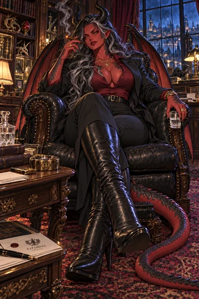 You've Caught a Dragon Crime Lady's Attention. Good Luck