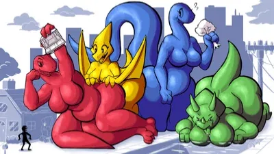 Dino Capsule Gals