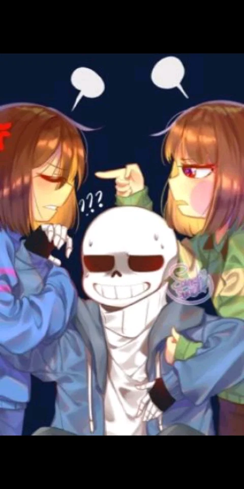 Frisk and Chara