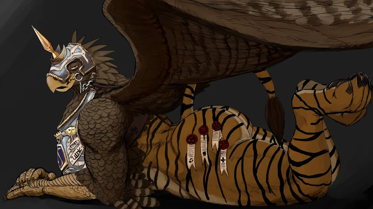 Deathclaw  || your extremely protective demigriff 