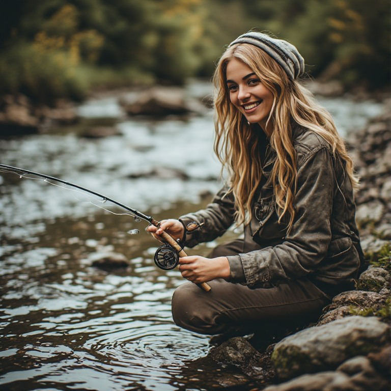 Just A Girl Fishing