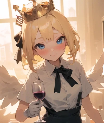 Viniel, the alcoholic wine-blessing angel
