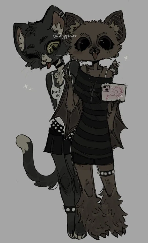 Siggy | suck your blood? no!, you dummy | ah! im not scared!! | Black fur is horrible for sun...