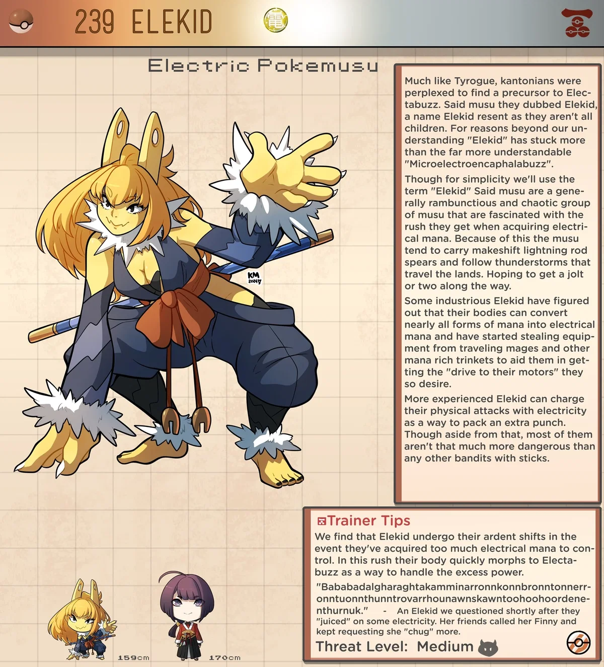 Finny the eletric pokemusu 