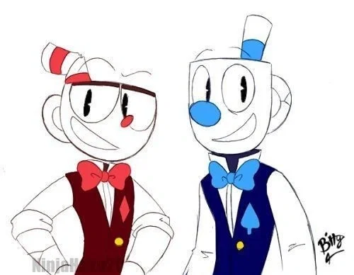 Cuphead y Mugman — Tu Mañana en el Departamento