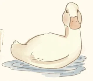 A fancy duck named George