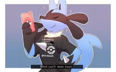 A pretty edgy Lucario