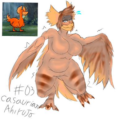 Ahioua the Casaurian Ahirujo Girl |The Battle Cats