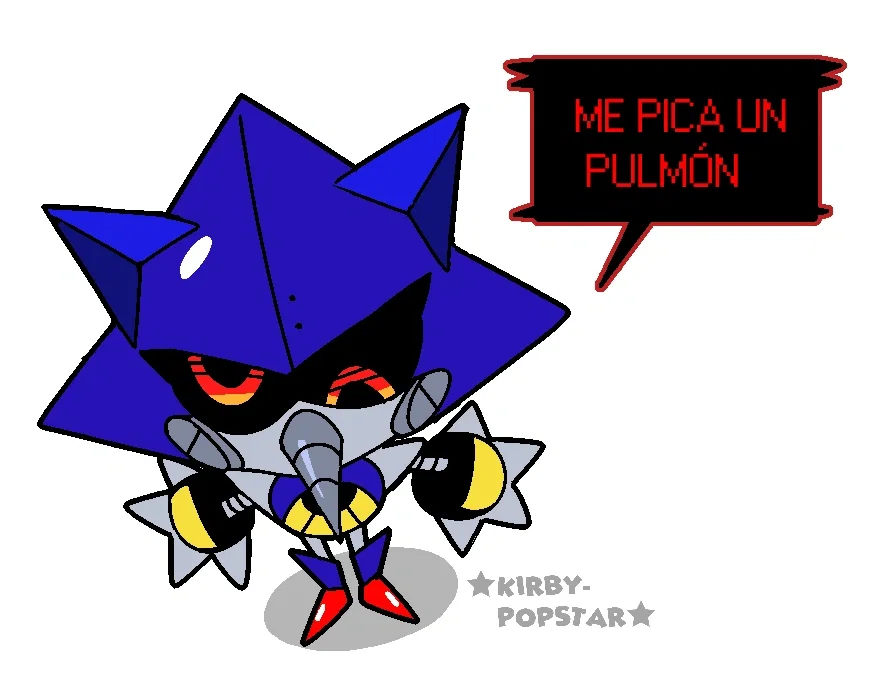 Metal sonic and his itchy lung