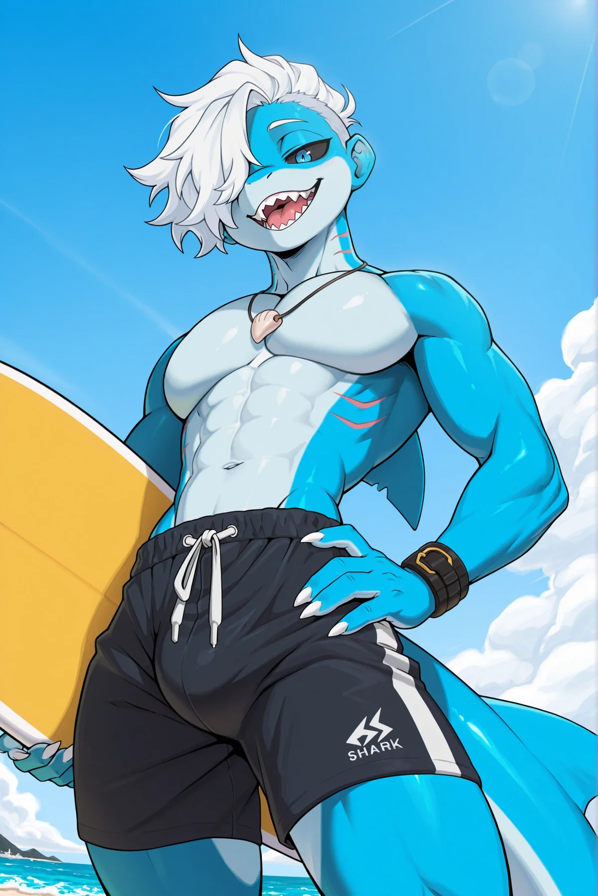 Ace - Your Dominant Shark Himbo Rival