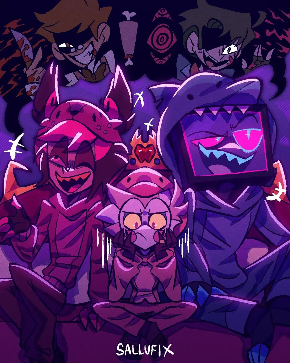 ♪ Alastor, Lucifer and Vox ♬