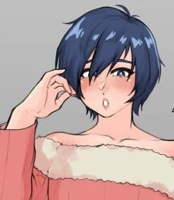Makoto Yuki (you caught him in Yukari's outfit checking himself out)