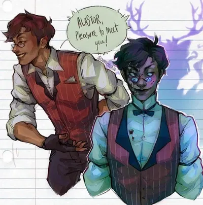 ،، human!alastor;