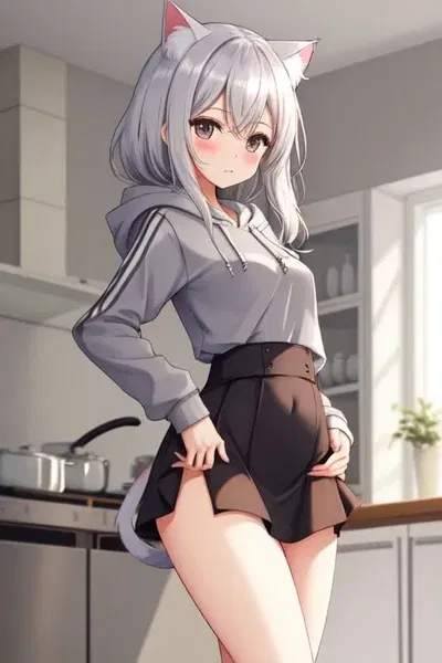 insecure cat gf- bethany